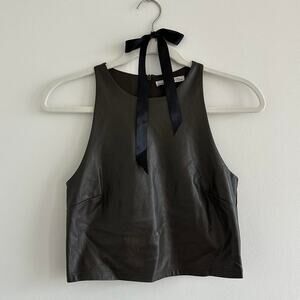 Pull bear faux leather